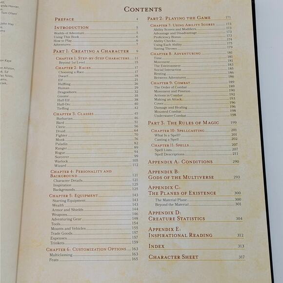 Dungeons & Dragons Player's Handbook 5th Ed D&D Roleplay Game Rules Playbook New - Picture 6 of 16